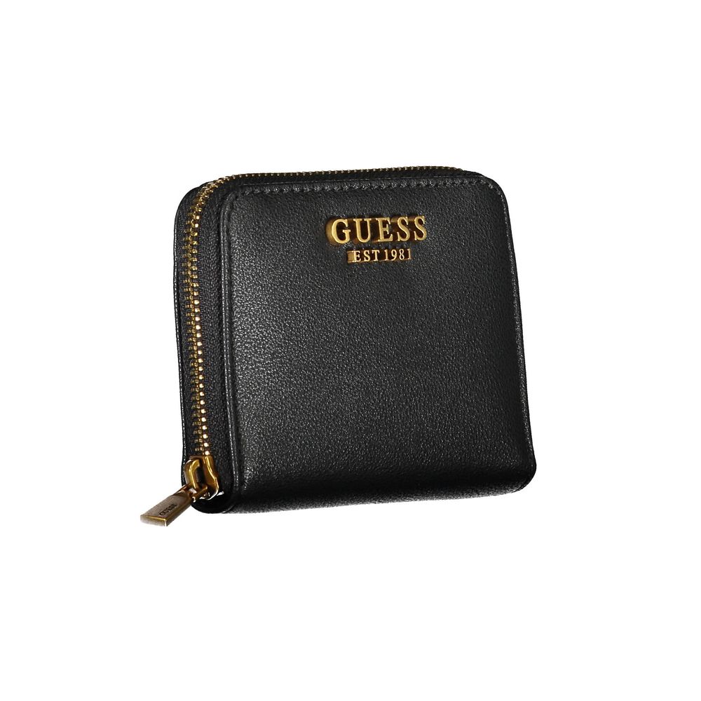 Black Polyethylene Wallet Guess Jeans