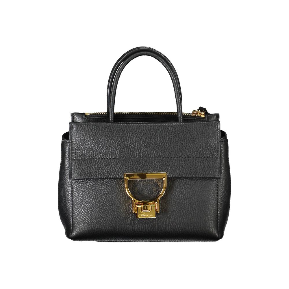 Black Leather Handbag Coccinelle