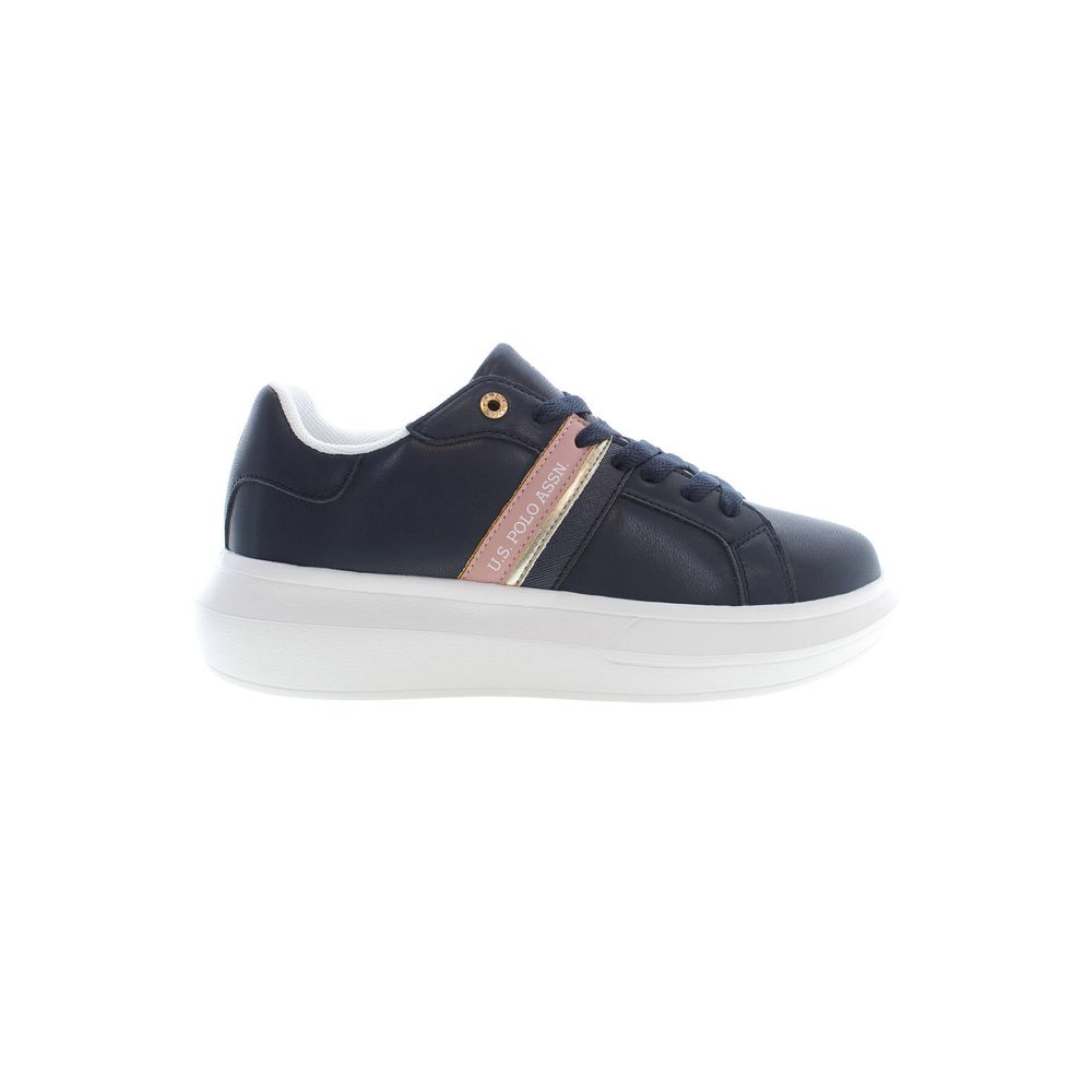 Blue Polyester Sneaker U.S. POLO ASSN.