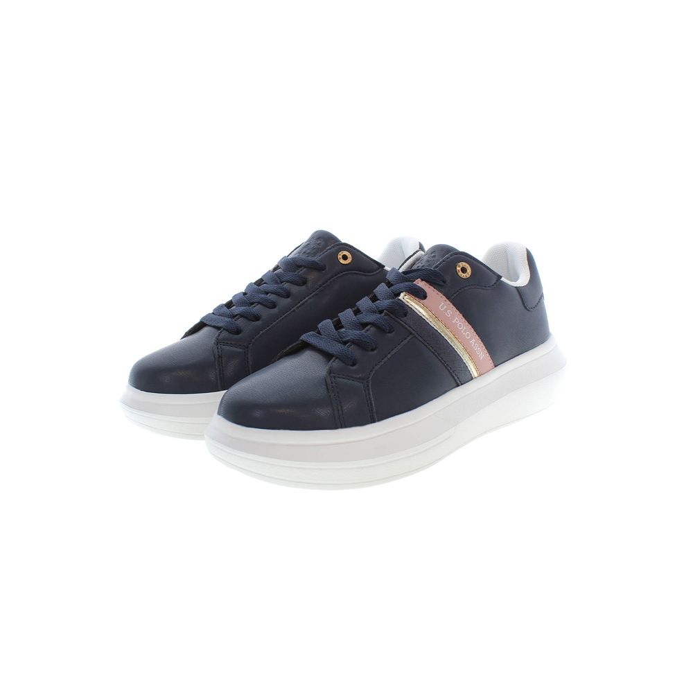 Blue Polyester Sneaker U.S. POLO ASSN.