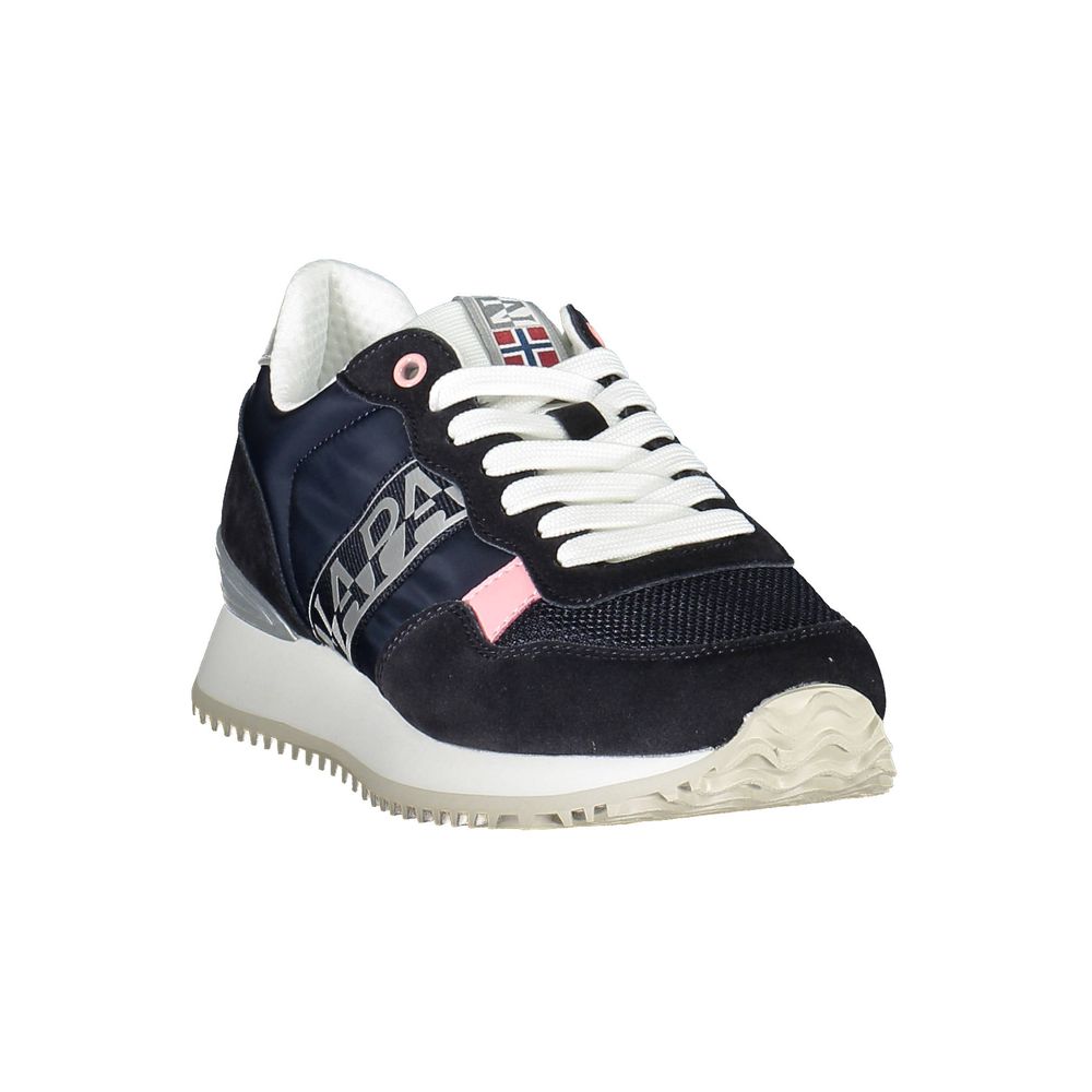 Blue Polyester Sneaker Napapijri