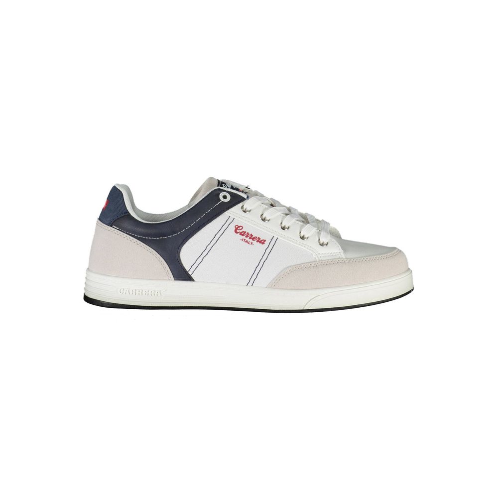 White Polyester Sneaker Carrera