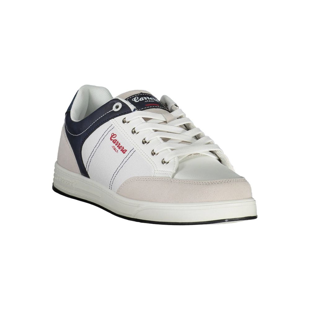 White Polyester Sneaker Carrera