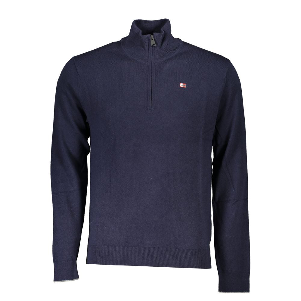 Blue Fabric Sweater Napapijri