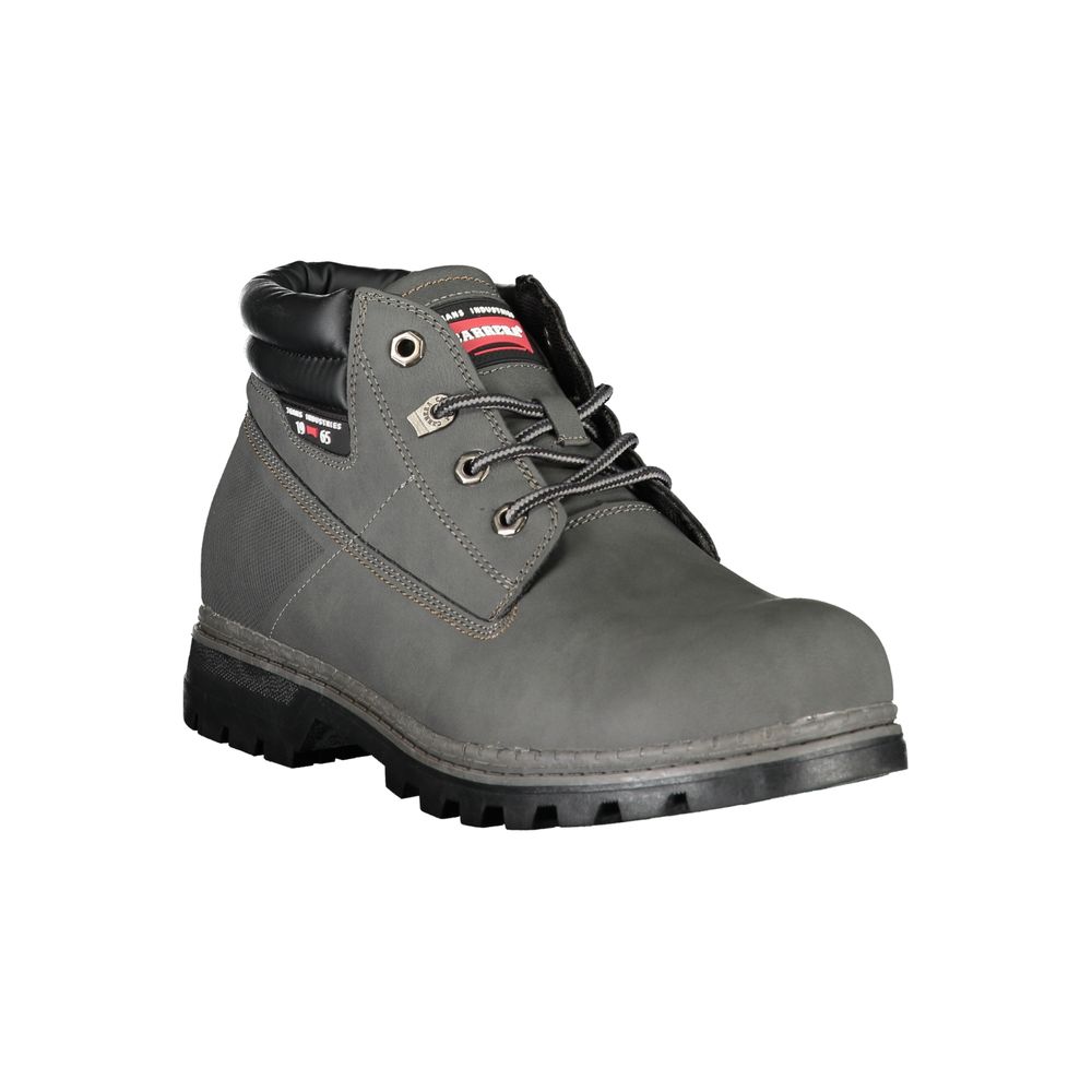 Gray Polyester Mens Boot Carrera