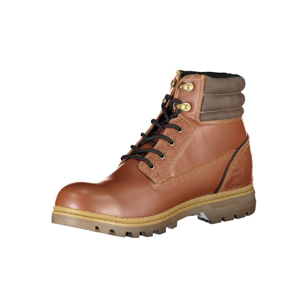 Brown Polyester Ankle Carrera