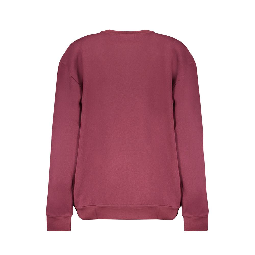 Purple Cotton Sweatshirt Cavalli Class