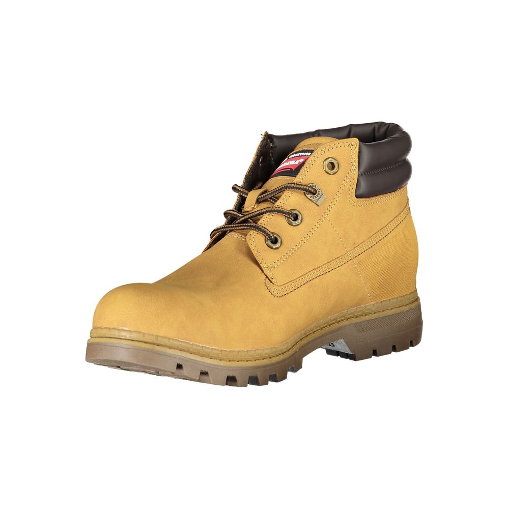 Yellow Polyester Men Boot Carrera