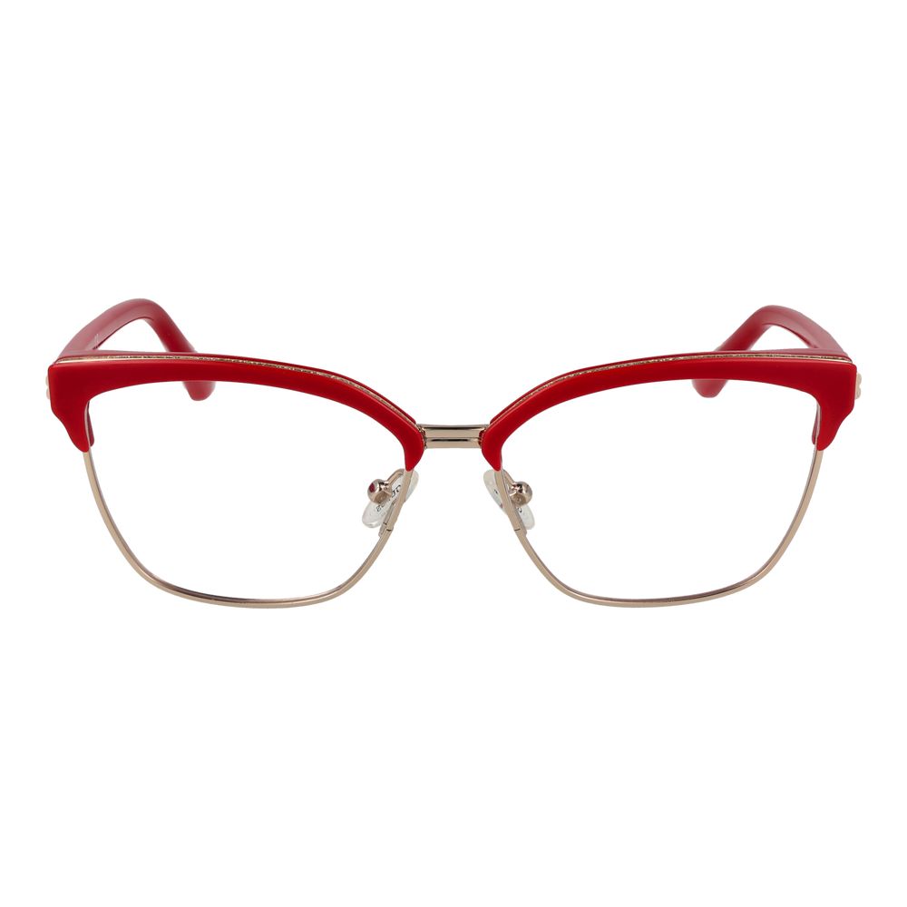 Red Women Glasses Frame Guess
