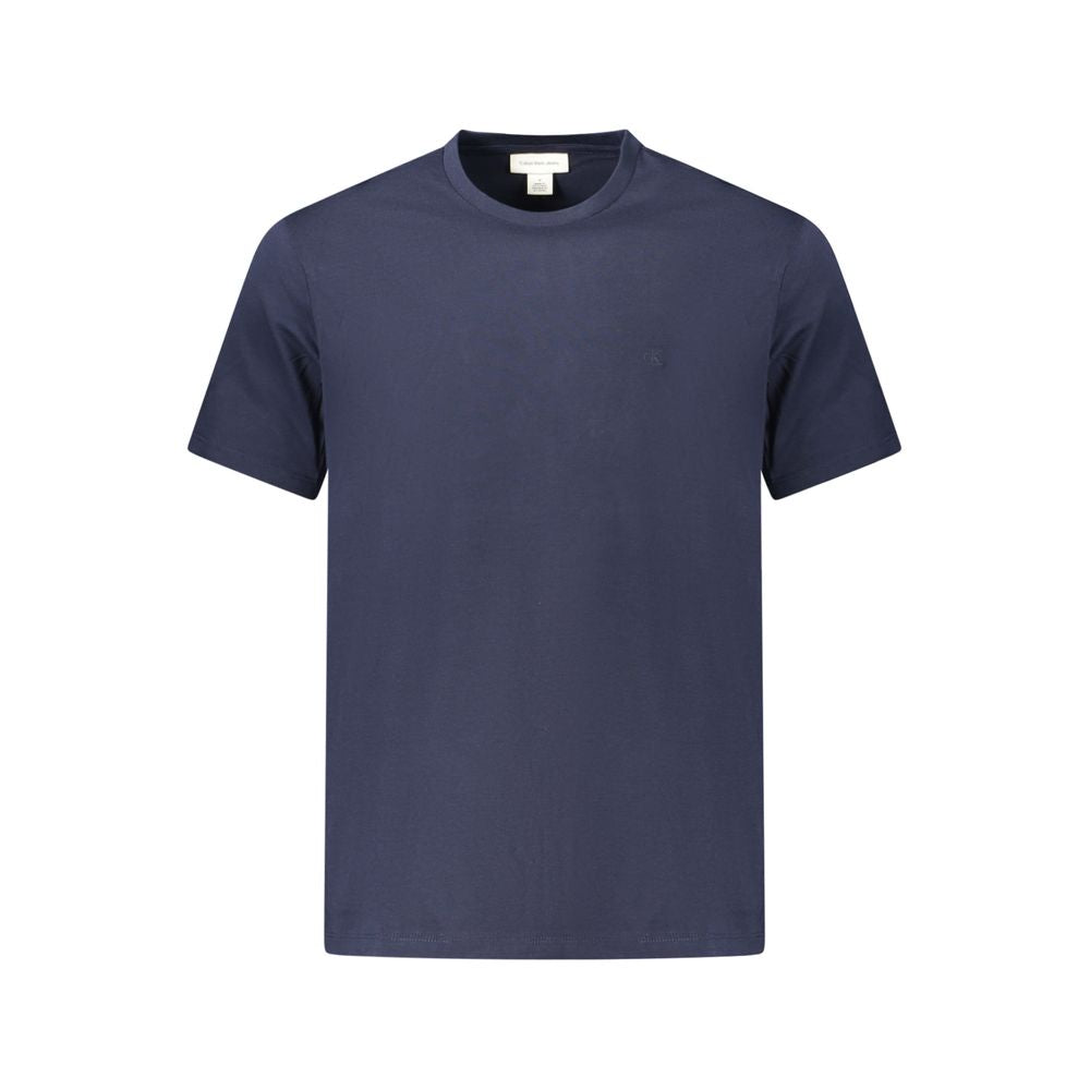 Blue Cotton T-Shirt Calvin Klein