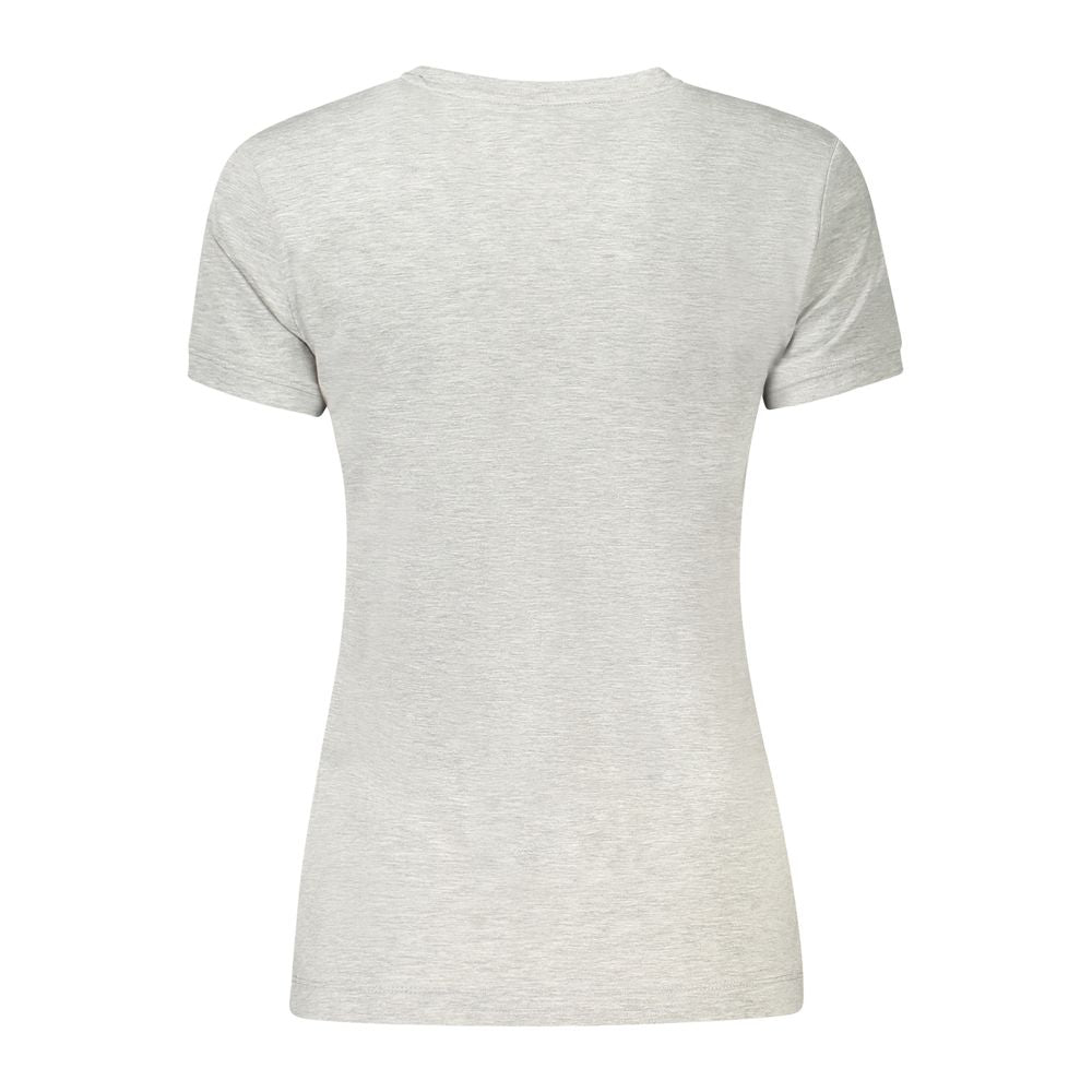 Gray Cotton T-Shirt Guess Jeans