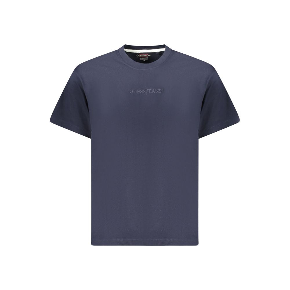 Blue Cotton T-Shirt Guess Jeans