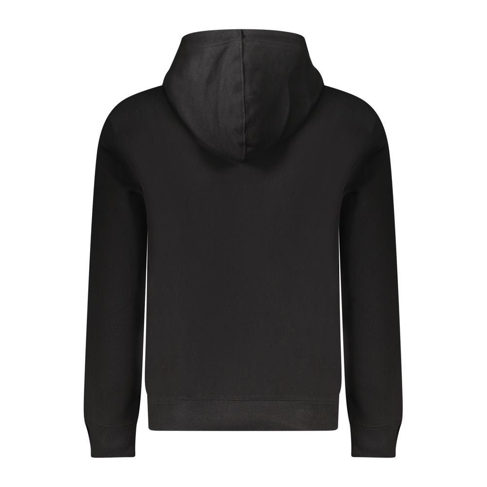 Black Cotton Men Sweater Guess Jeans