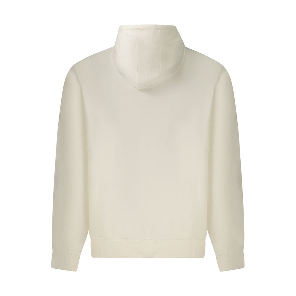 White Cotton Sweatshirt Guess Jeans