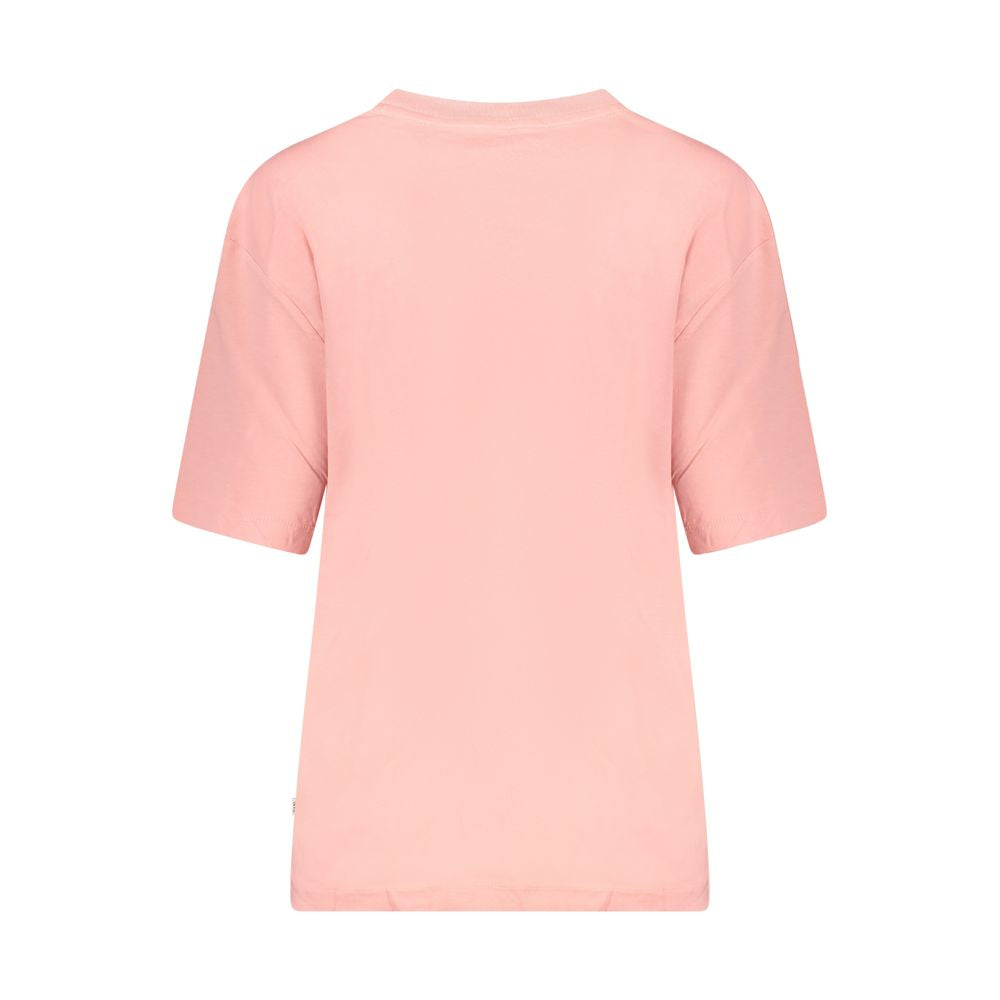 Pink Cotton Women T-Shirt Guess Jeans