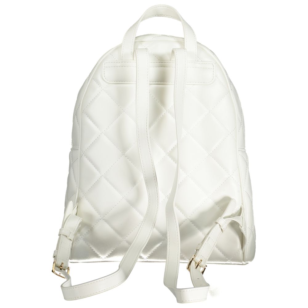 White Polyethylene Backpack Mario Valentino