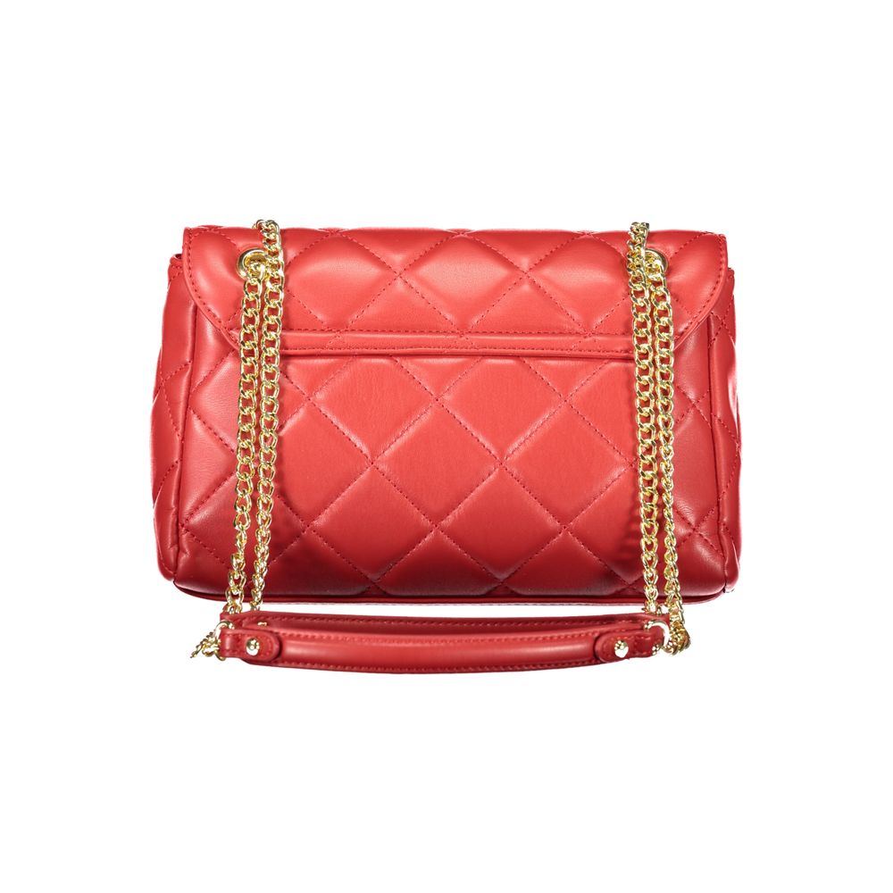Red Polyethylene Women Handbag Mario Valentino