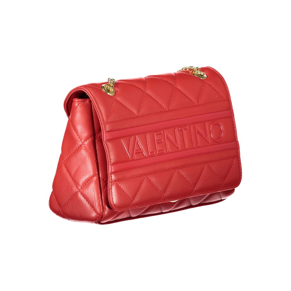 Red Polyethylene Women Handbag Mario Valentino