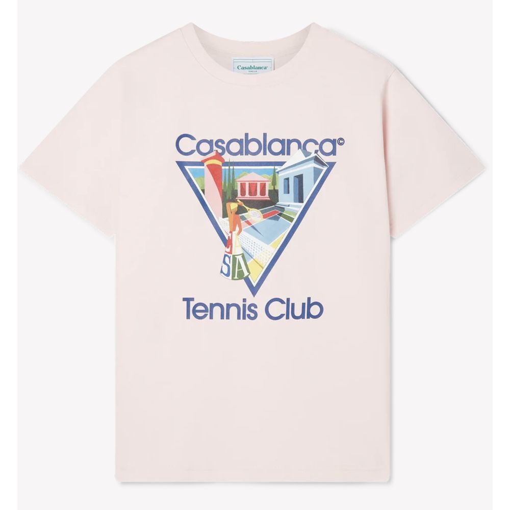 Pink Cotton T-Shirt Casablanca