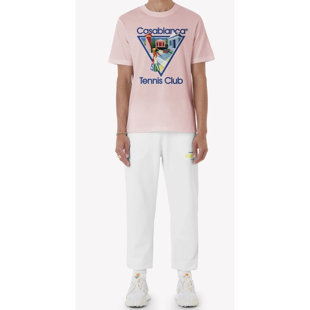 Pink Cotton T-Shirt Casablanca