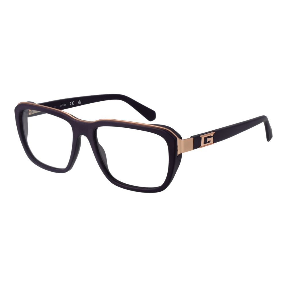 Purple Men Glasses Frame Guess