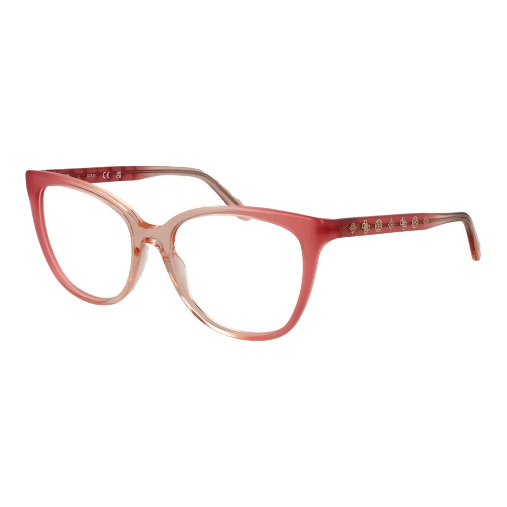 Pink Women Glasses Frame Guess