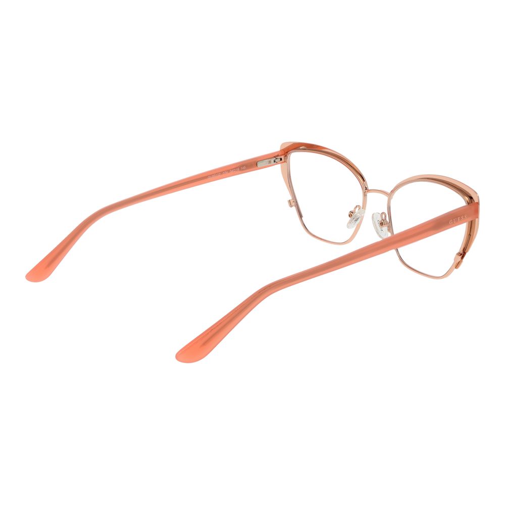 Orange Women Glasses Frame Guess