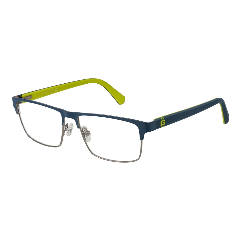 Blue Men Glasses Frame Guess