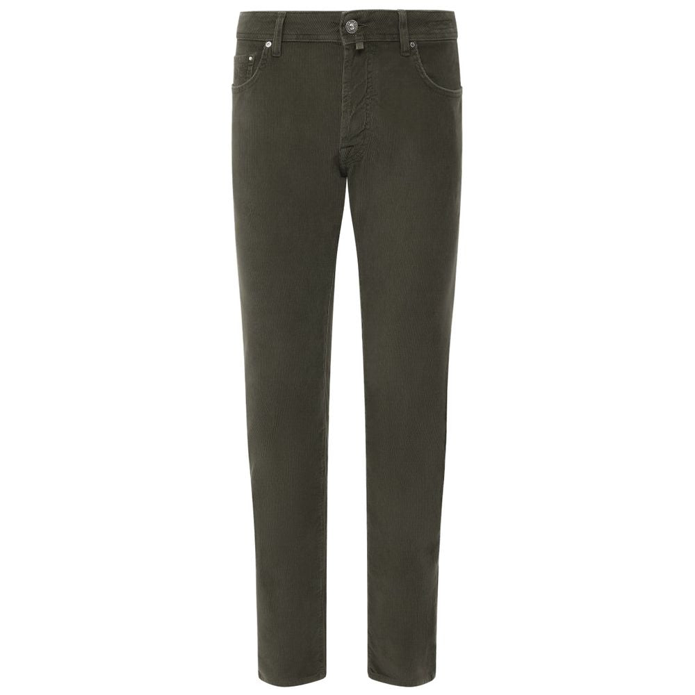 Gray Cotton Pant Jacob Cohen