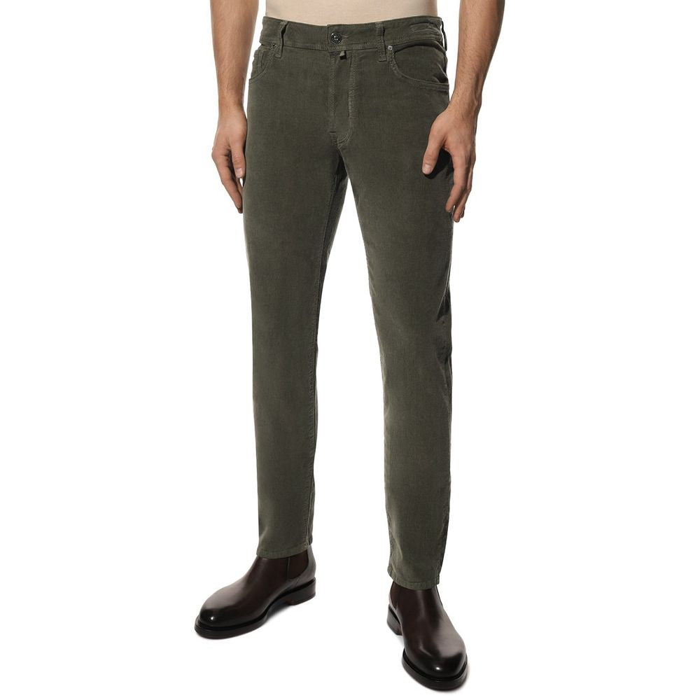Gray Cotton Pant Jacob Cohen