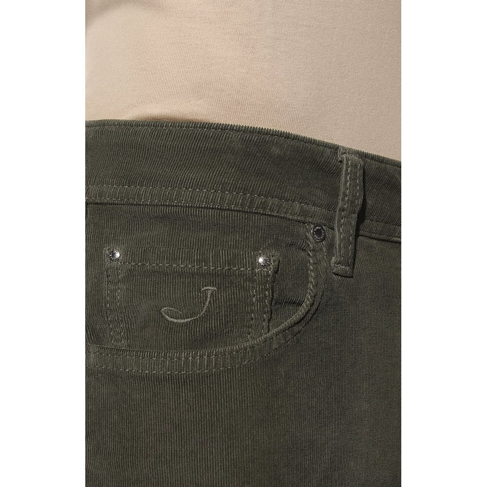 Gray Cotton Pant Jacob Cohen
