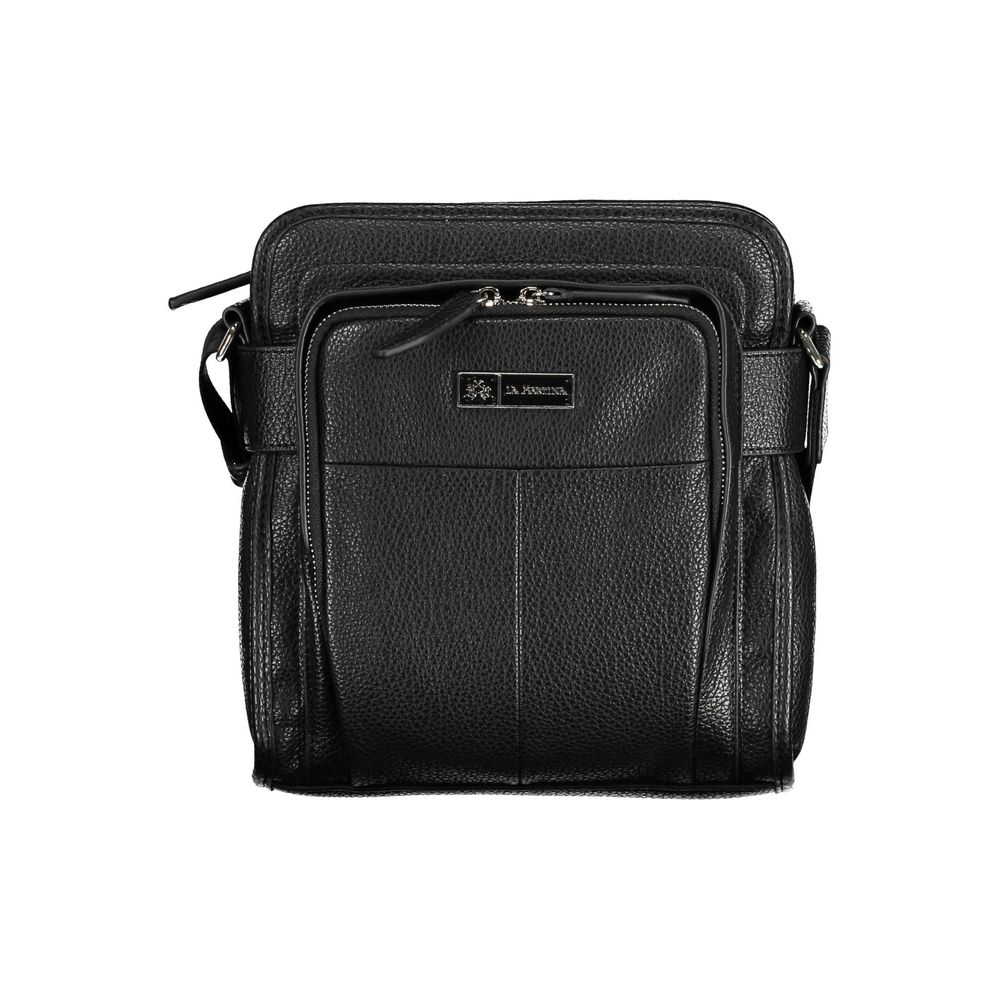 Black Polyethylene Shoulder Bag La Martina