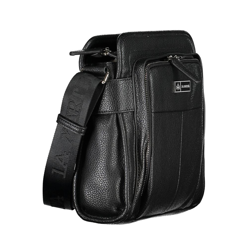 Black Polyethylene Shoulder Bag La Martina