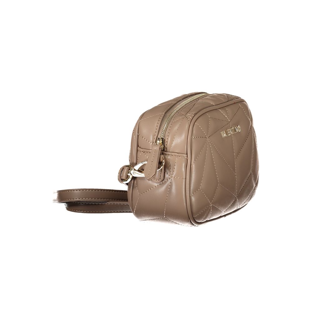 Brown Polyethylene Women Handbag Mario Valentino