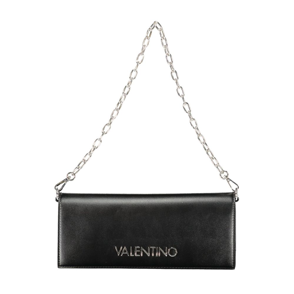 Black Polyethylene Women Handbag Mario Valentino