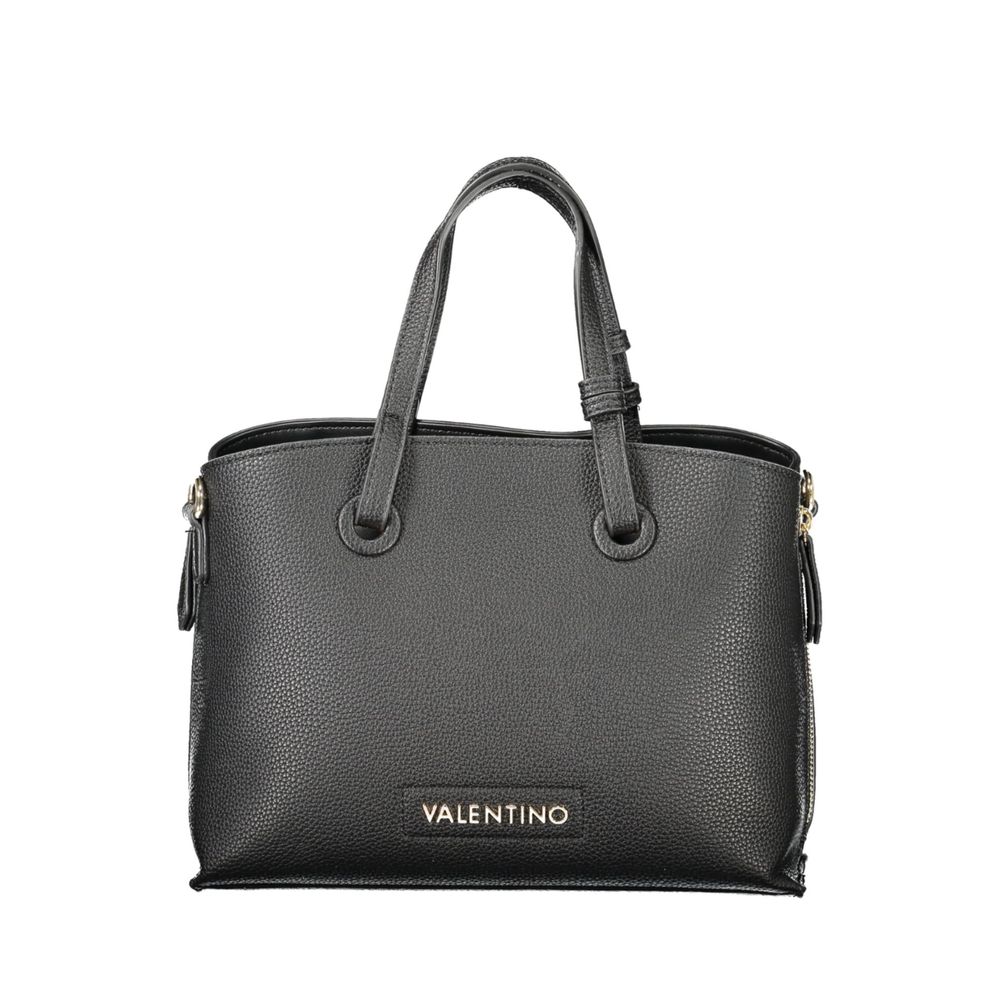 Black Polyethylene Women Handbag Mario Valentino