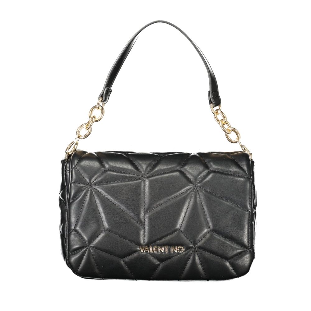 Black Polyethylene Women Handbag Mario Valentino