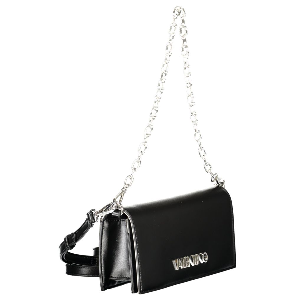 Black Polyethylene Women Handbag Mario Valentino
