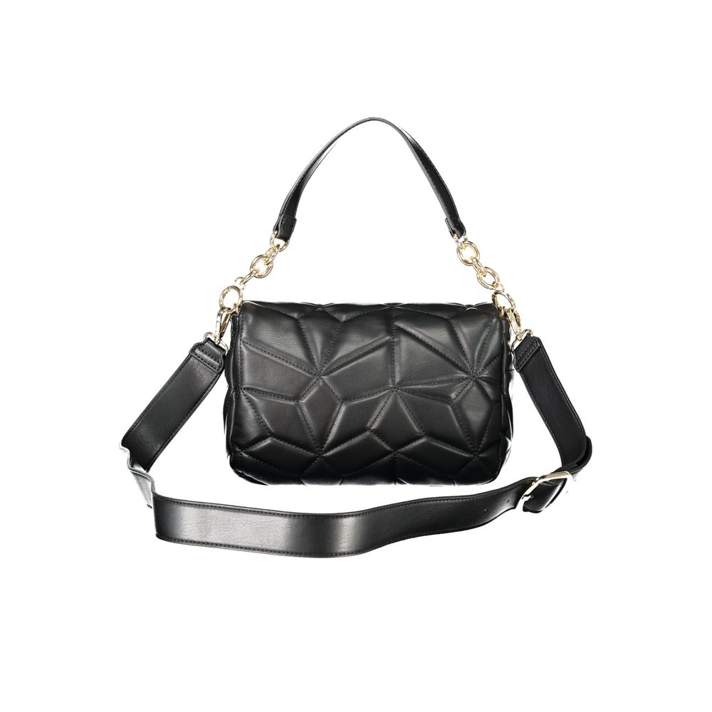 Black Polyethylene Women Handbag Mario Valentino