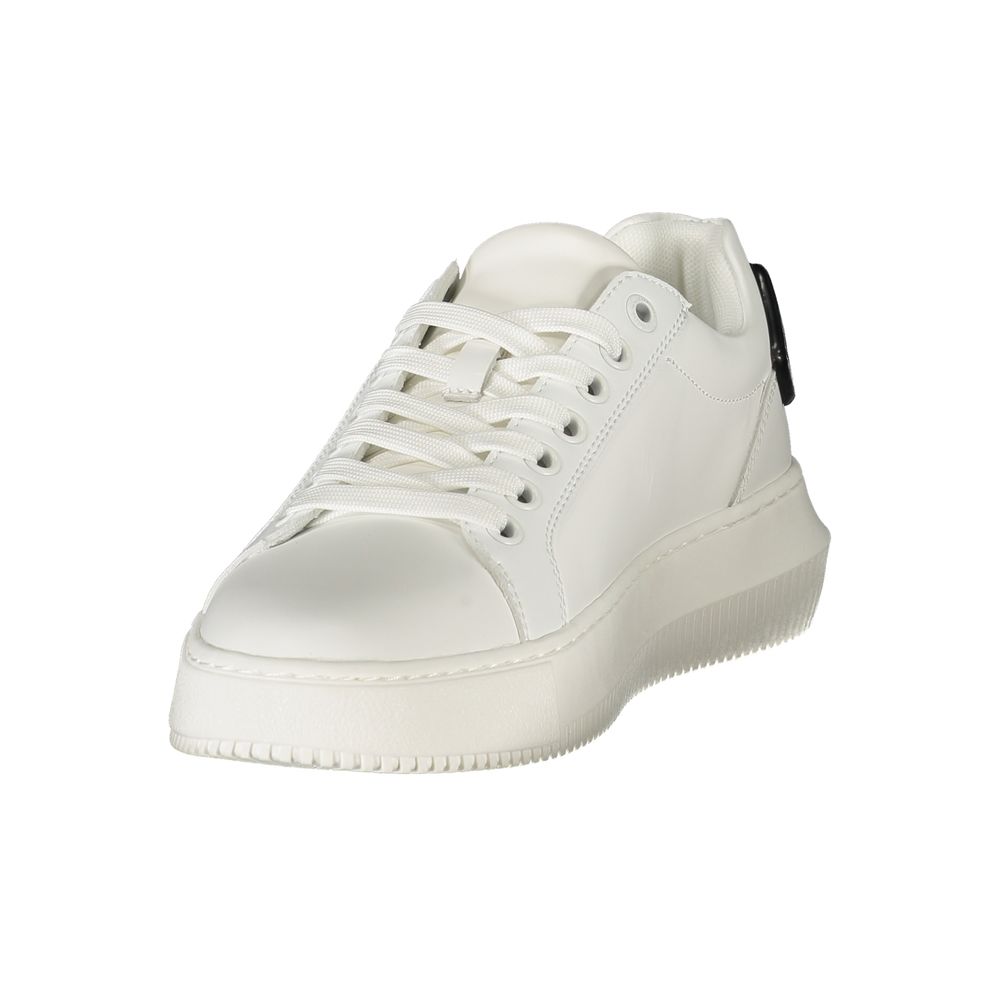 White Leather Women Sneaker Calvin Klein