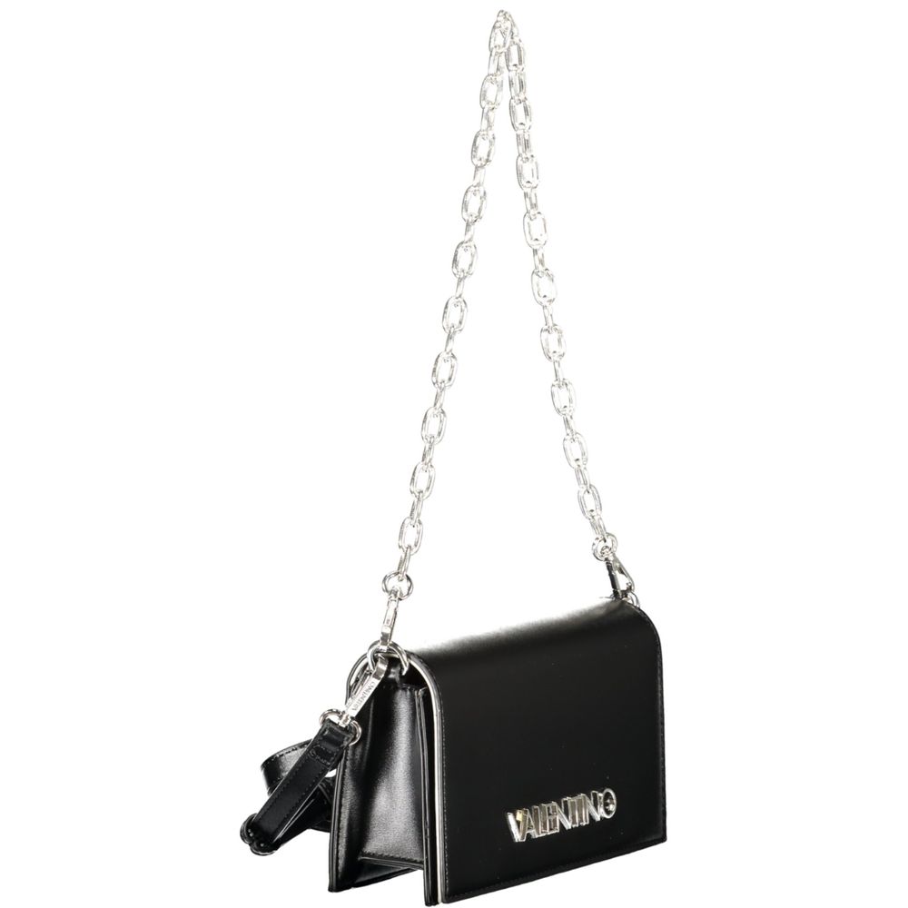 Black Polyethylene Women Handbag Mario Valentino