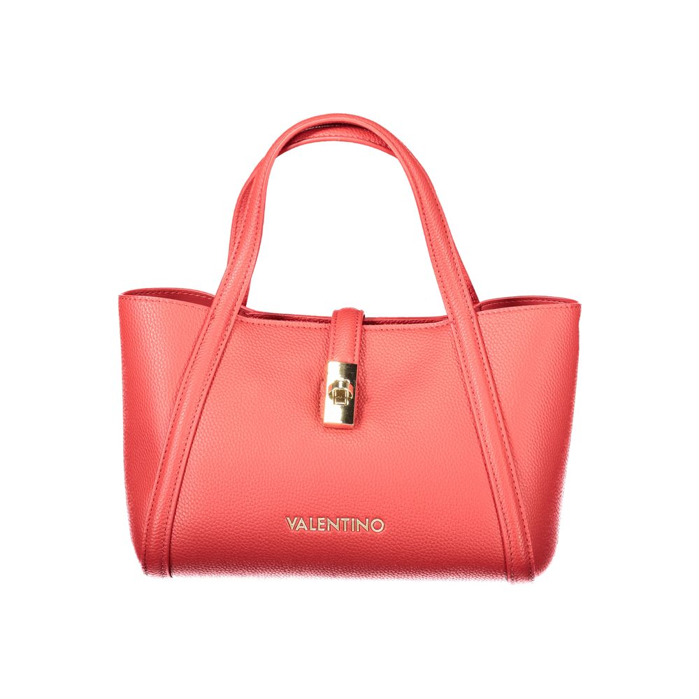 Red Polyethylene Women Handbag Mario Valentino