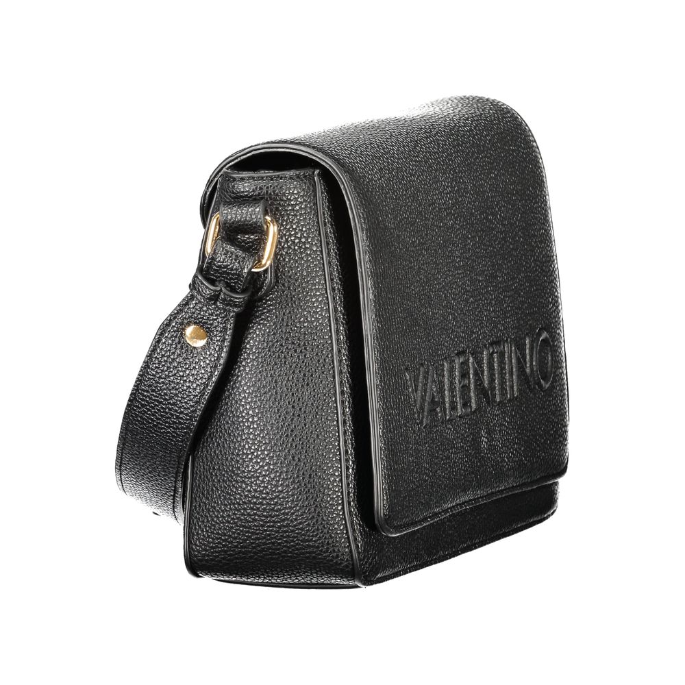 Black Polyethylene Women Handbag Mario Valentino