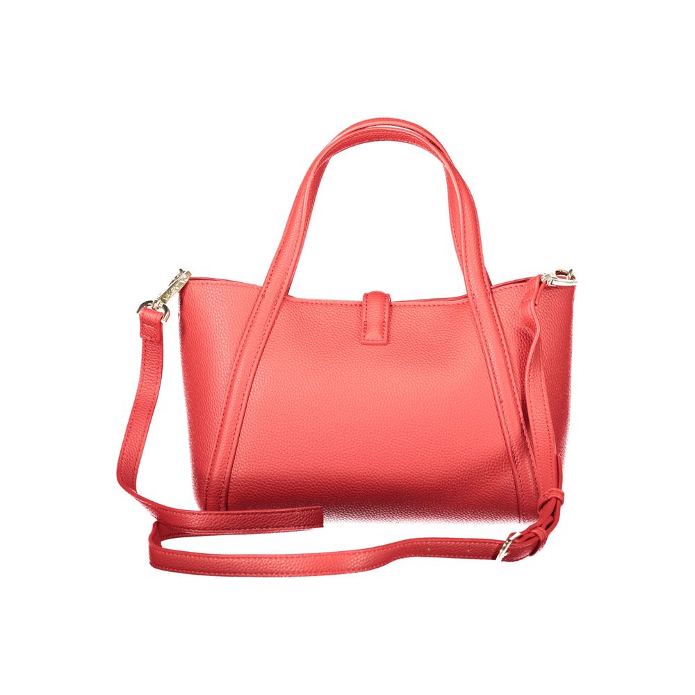 Red Polyethylene Women Handbag Mario Valentino