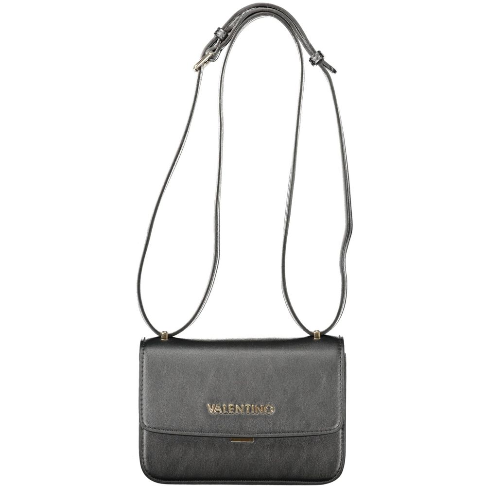 Black Polyethylene Women Handbag Mario Valentino