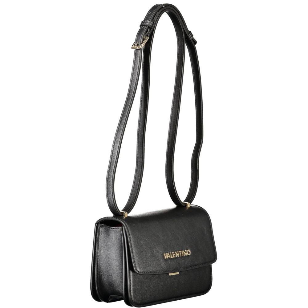 Black Polyethylene Women Handbag Mario Valentino