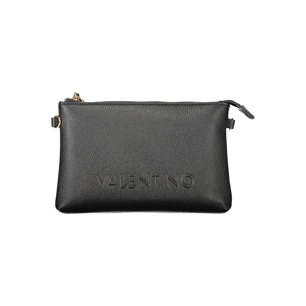 Black Polyethylene Women Handbag Mario Valentino