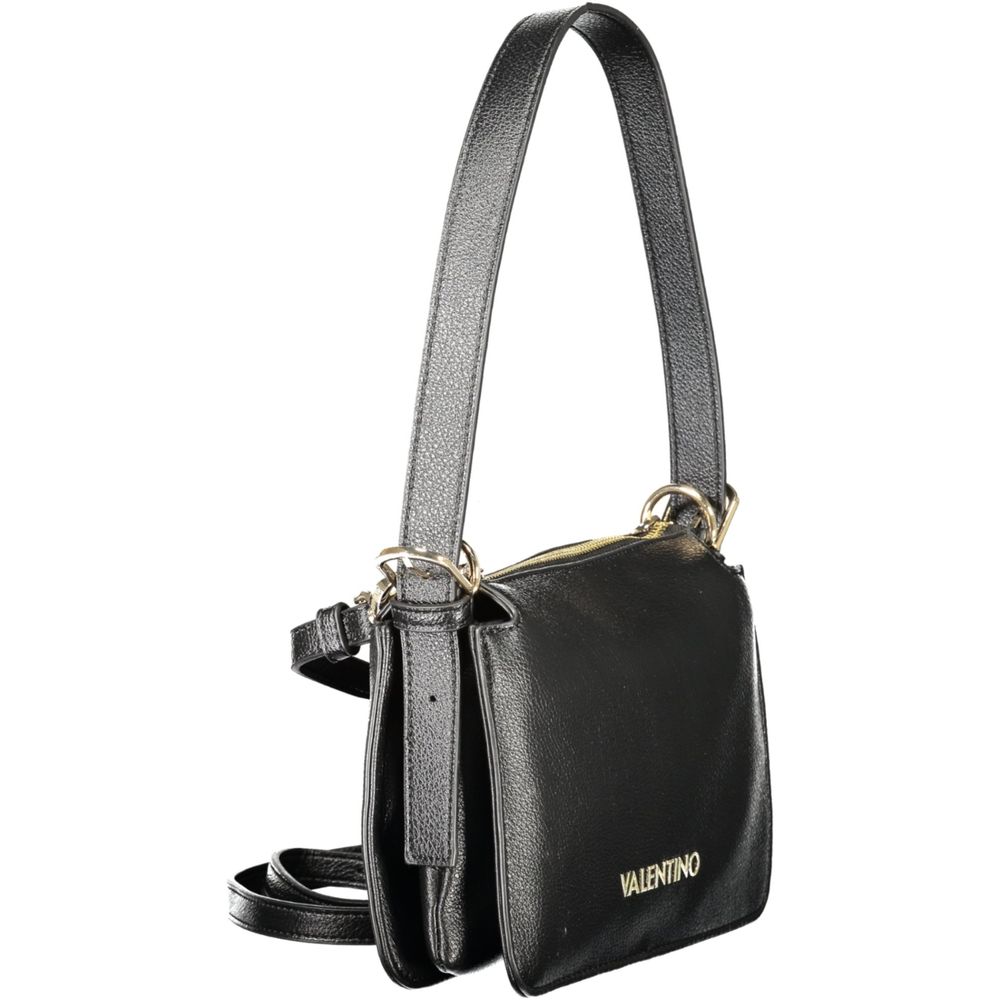 Black Polyethylene Women Handbag Mario Valentino