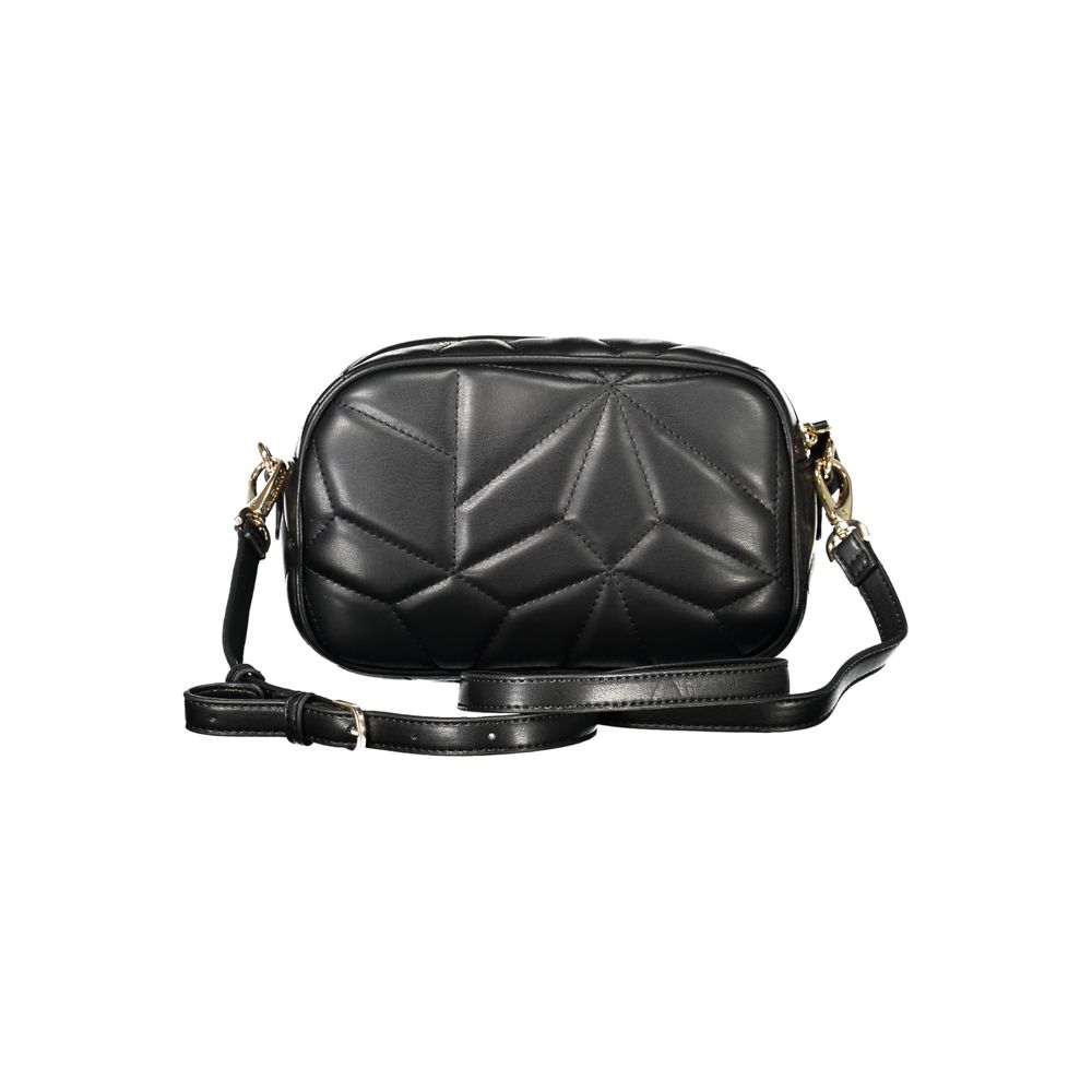 Black Polyethylene Women Handbag Mario Valentino