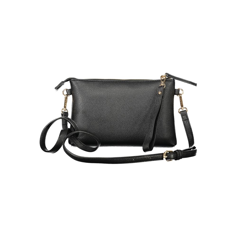 Black Polyethylene Women Handbag Mario Valentino